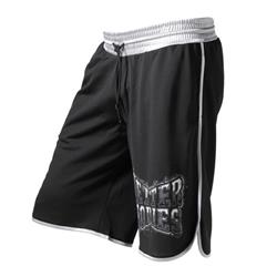 Mesh gym shorts, Black/grey